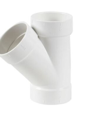 45 Degree Y Central Vacuum Fitting