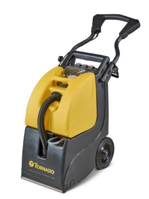 Tornado Mini-Marathon 370 Carpet Extractor – Compact Self-Contained Carpet Cleaner, 3.7 Gal Solution & 3 Gal Recovery Tanks, 110 CFM, 92 Waterlift, 12 Chevron Brush | Model 98103