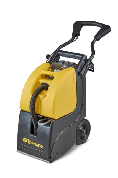 Tornado Mini-Marathon 370 Carpet Extractor – Compact Self-Contained Carpet Cleaner, 3.7 Gal Solution & 3 Gal Recovery Tanks, 110 CFM, 92 Waterlift, 12 Chevron Brush | Model 98103