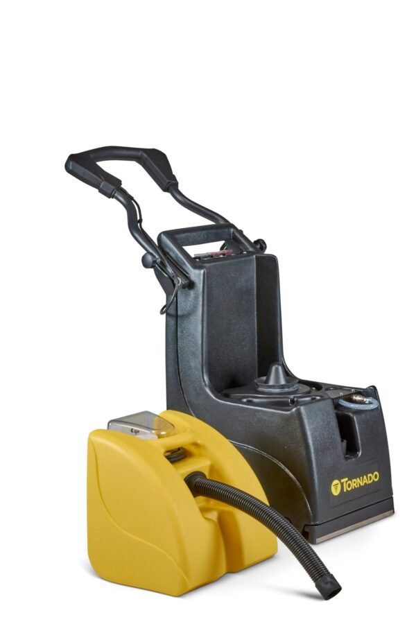 98103_Removable_Recovery_Tank-scaled-1.jpg Tornado Mini-Marathon 370 Carpet Extractor – Compact Self-Contained Carpet Cleaner, 3.7 Gal Solution & 3 Gal Recovery Tanks, 110 CFM, 92 Waterlift, 12 Chevron Brush | Model 98103