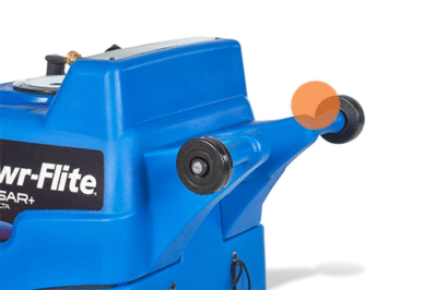 Powr-Flite Pulsar Gamma 10-Gallon Carpet Extractor – 220 PSI, 190°F Heat, High Suction & Mobility