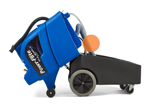 Powr-Flite Pulsar Gamma 10-Gallon Carpet Extractor – 220 PSI, 190°F Heat, High Suction & Mobility