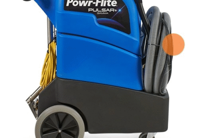 Powr-Flite Pulsar Gamma 10-Gallon Carpet Extractor – 220 PSI, 190°F Heat, High Suction & Mobility