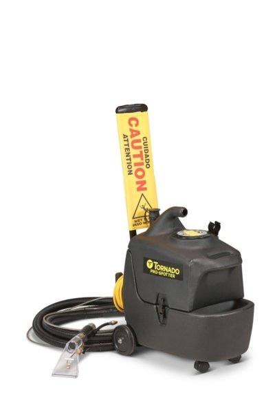 Tornado Pro Spotter Deluxe 3.5-Gallon Carpet Spot Cleaner – Model TE011-G03-U | Portable Commercial Carpet Extractor with 2-Stage Vacuum Motor, 55 PSI Pump, and Complete Tool Kit