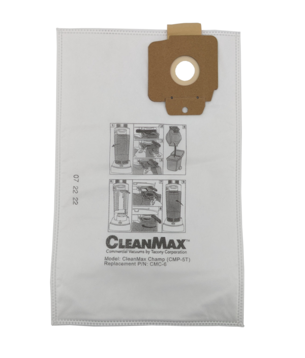 cmc-6_bags.png CleanMax Champ HEPA Media Vacuum Bags