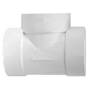 short-t-90-1.jpg Short 90 Degree T Central Vacuum Fitting